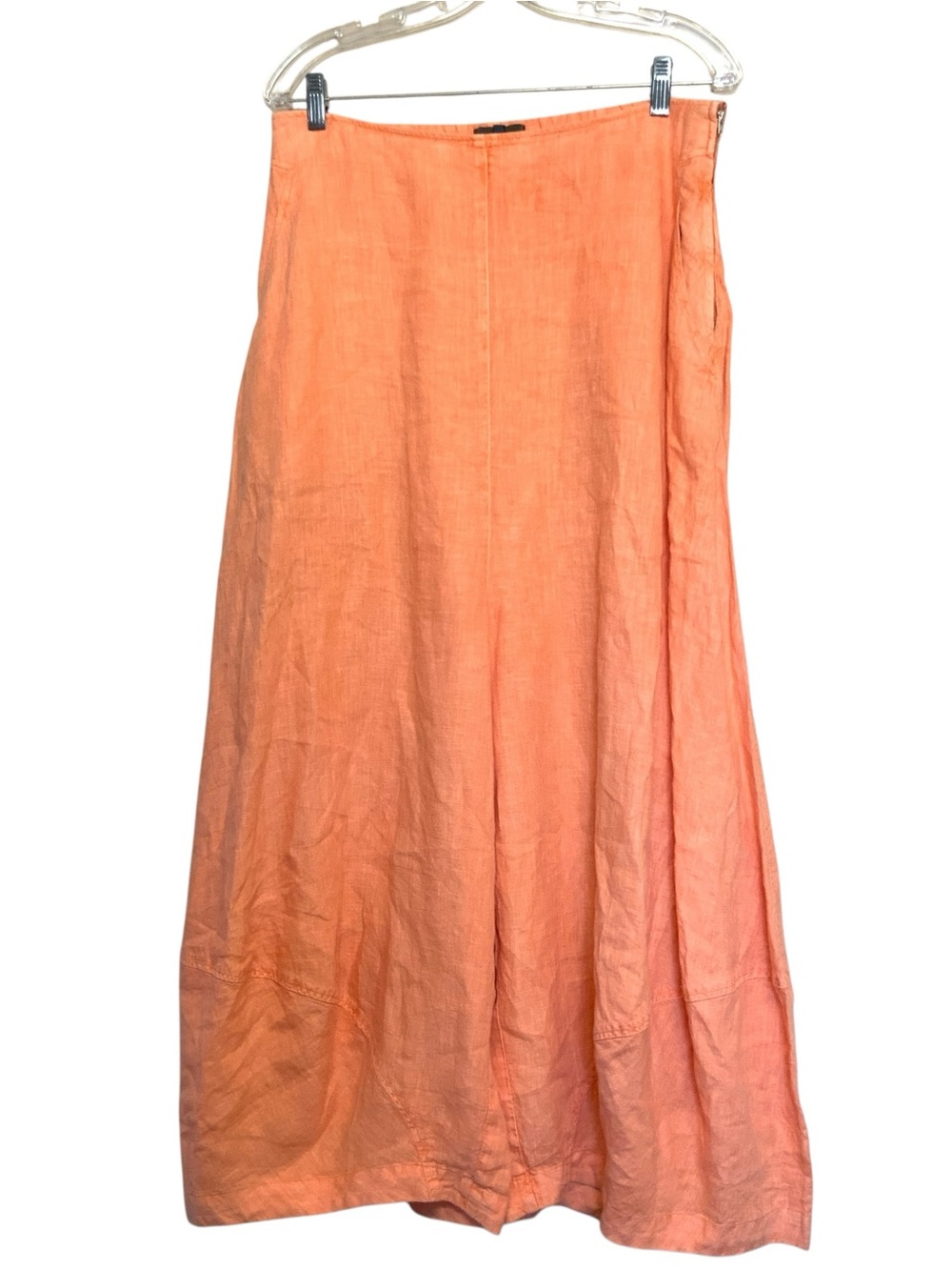 OSKA Orange Linen Wide Leg Pants